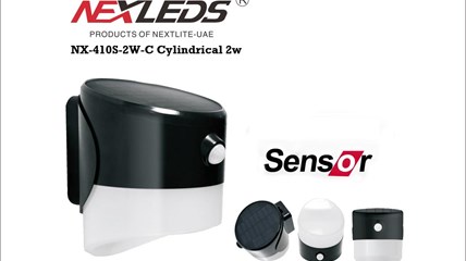 Cylindrical 2w, Solar LED Lighting