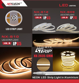 شريط LED – جهد عالي / جهد منخفض