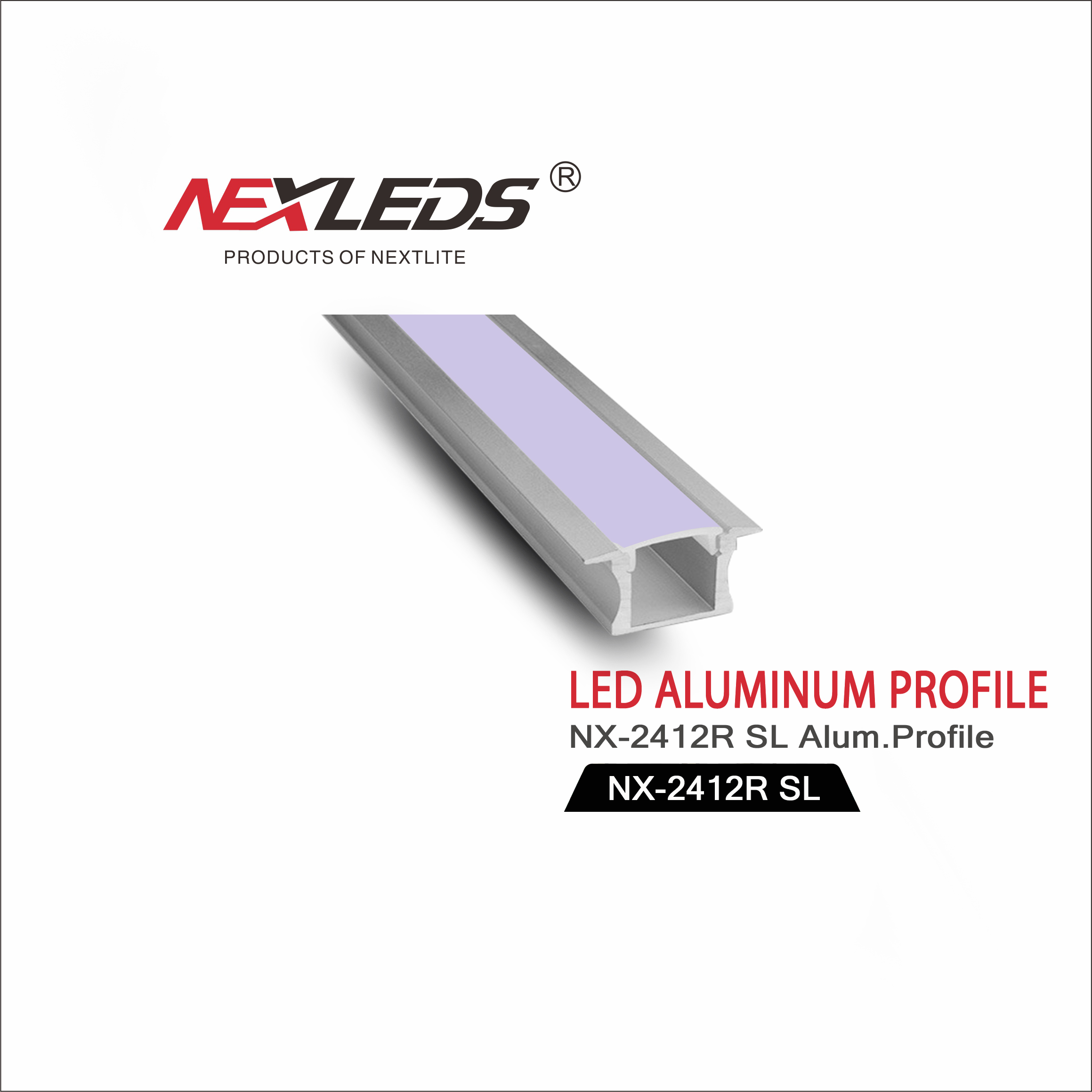 NX 2412R SL ALUMINUM PROFILE