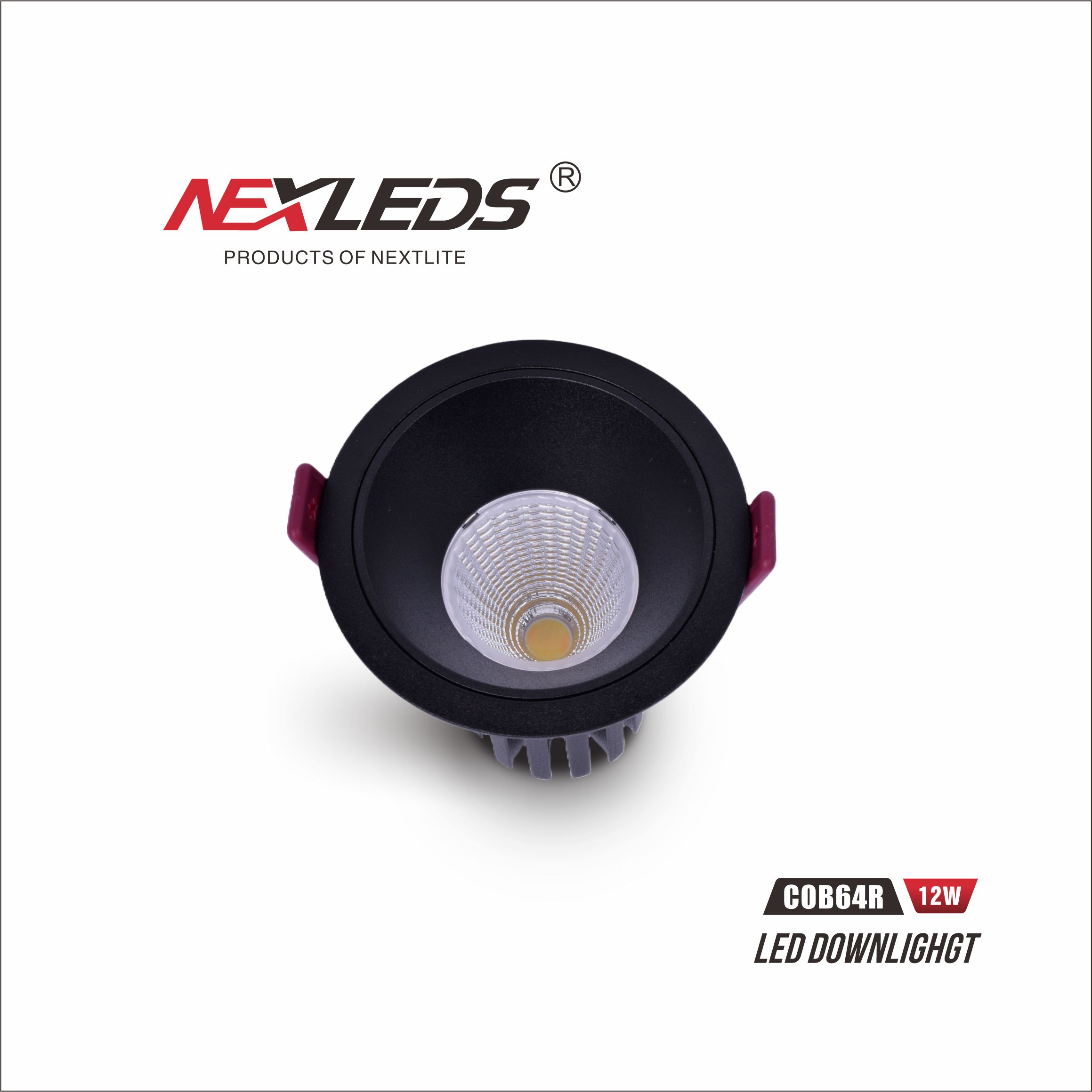 COB64R 12W LED DOWNLIGHT 3CCT