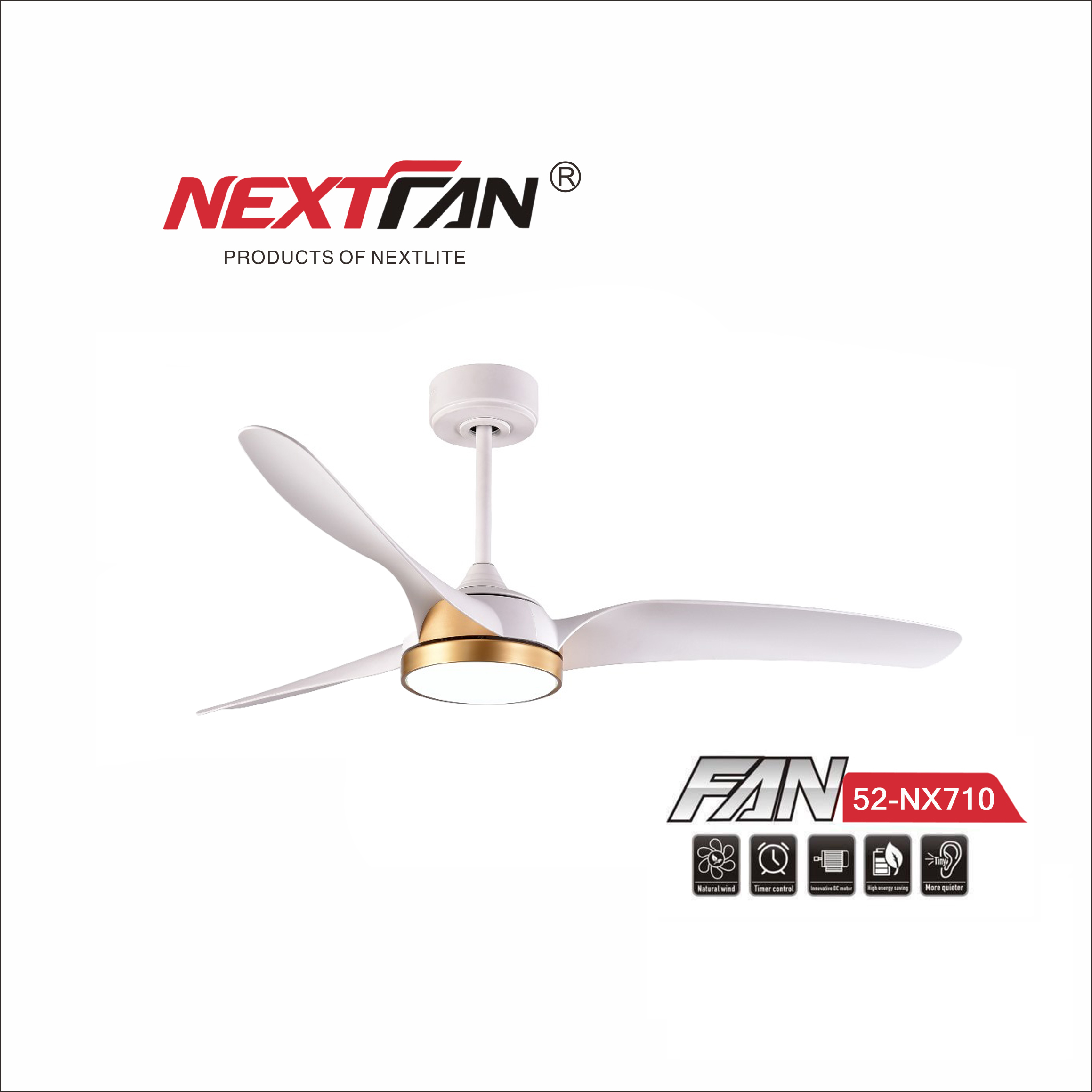 DECORATIVE CEILING FAN 52-NX710