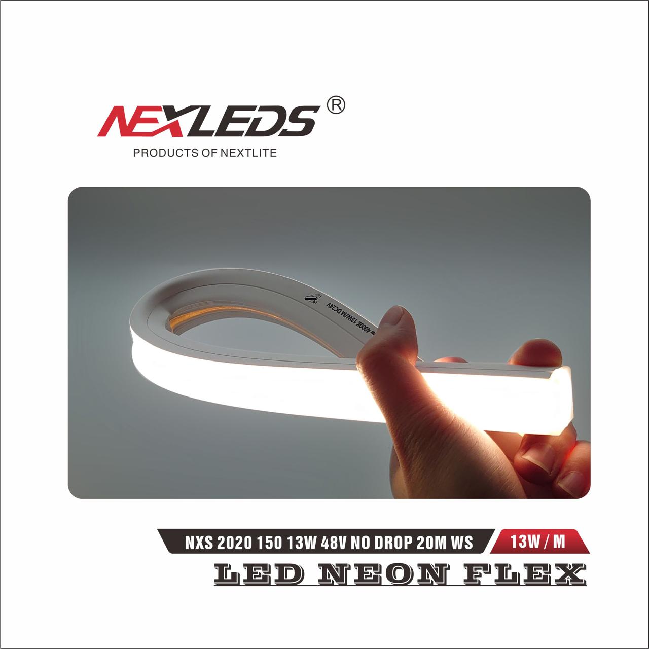 LED NEON FLEX NXS 2020 150 13W 48V NO DROP 20M WS IP67