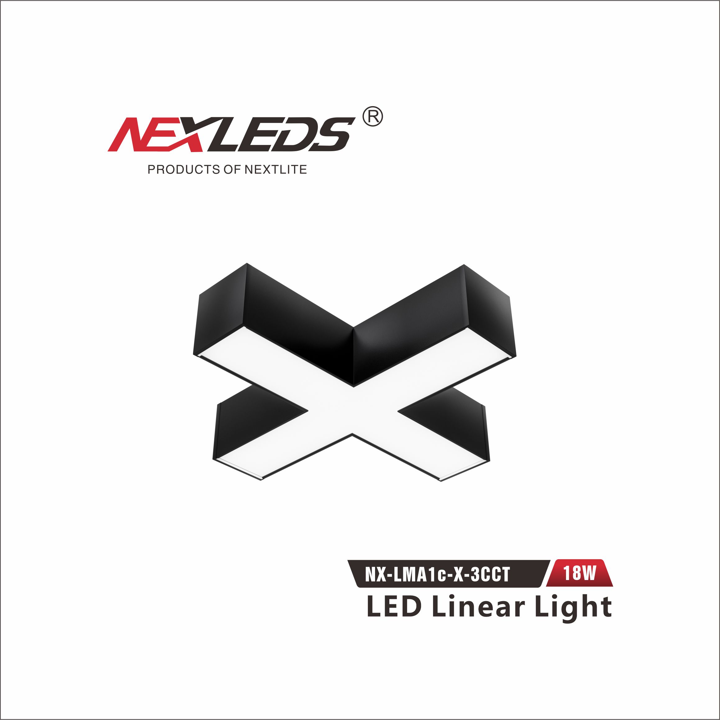 WIRE MEKANO LIGHTING NX-LMA1c CW 42W / 21W 3CCT
