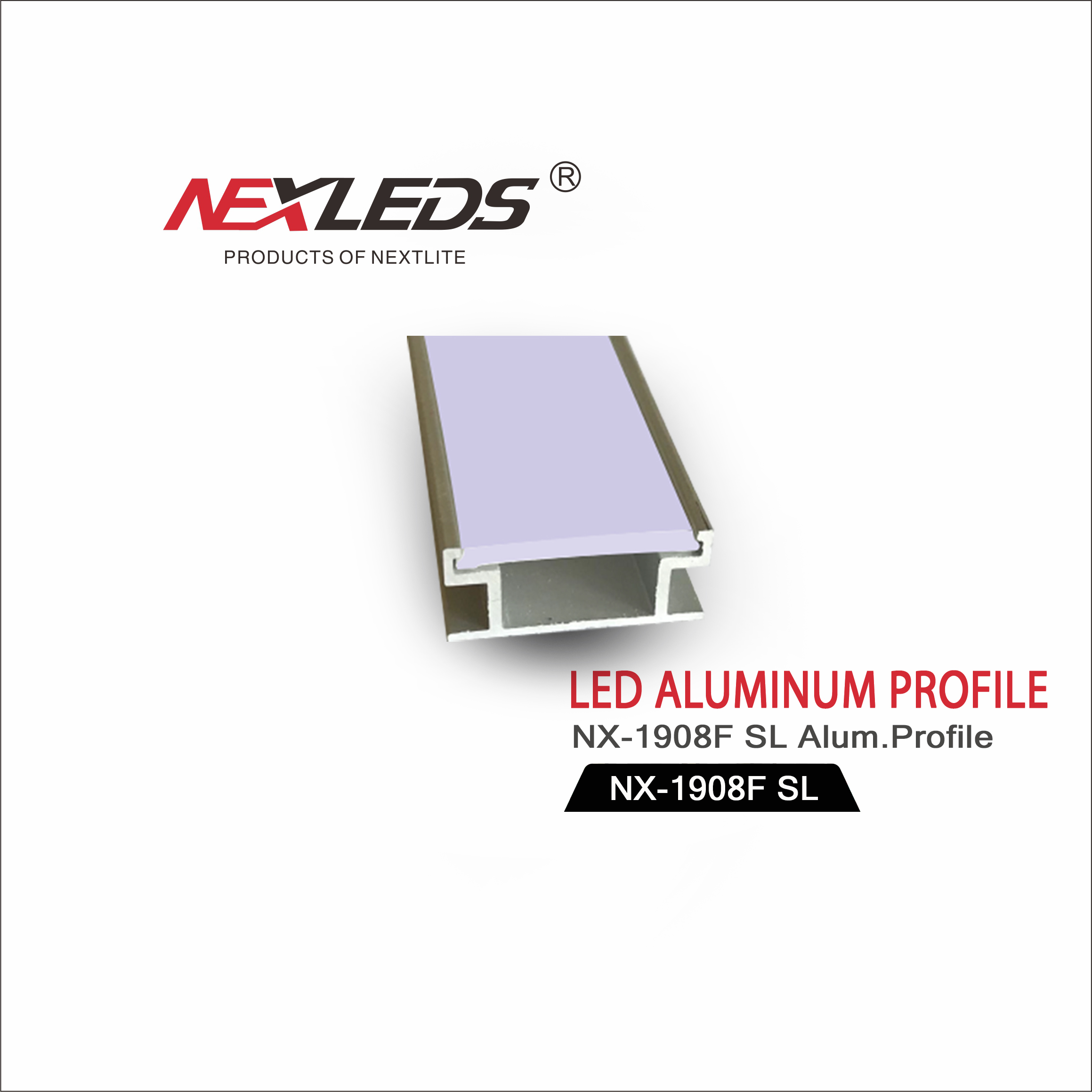 NX 1908F SL ALUMINUM PROFILE